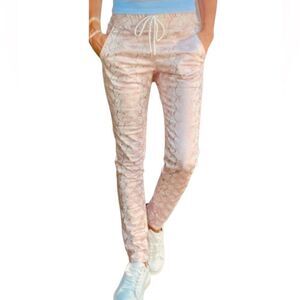 Bevy Flog Limited Edition Rose Gold Python Shely Pants Size 28 New MSRP 209.00